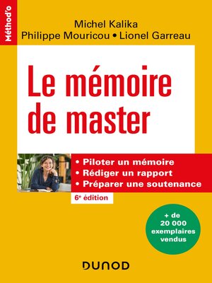 cover image of Le mémoire de master